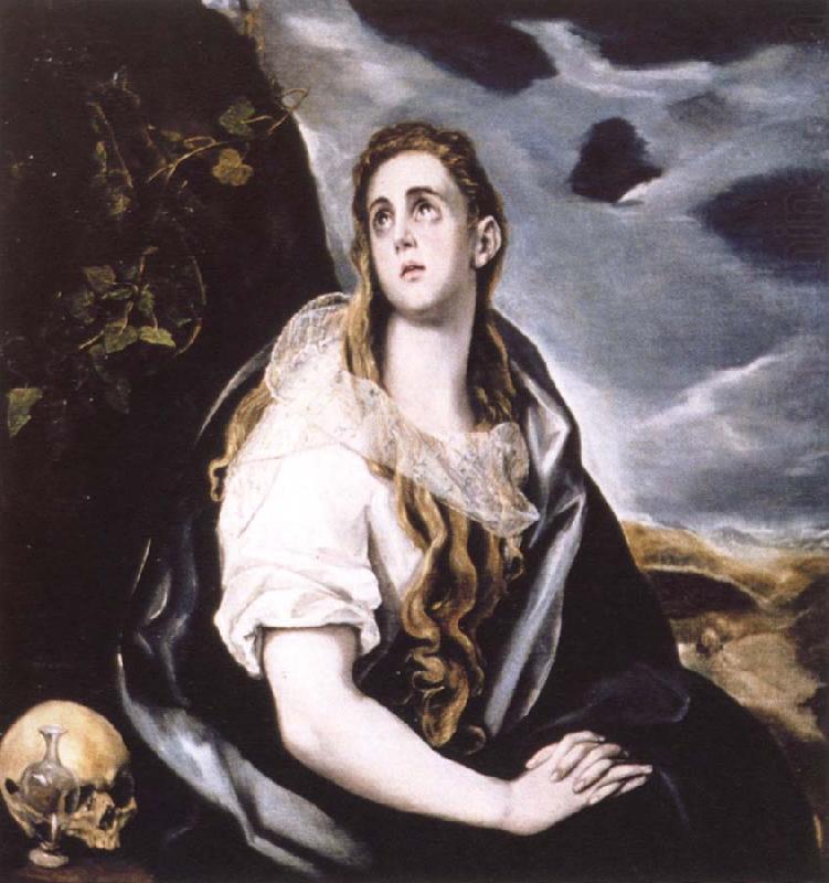 the repentant magdalen, El Greco
